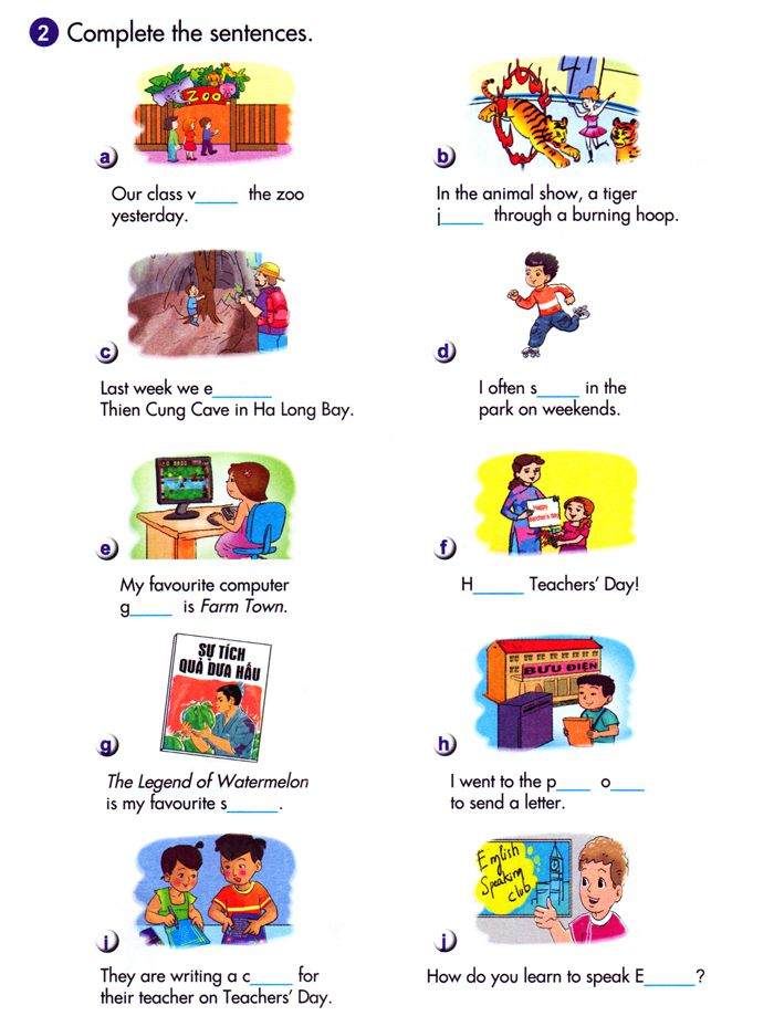 Đề ôn tập Tiếng Anh lớp 5 chương trình mới