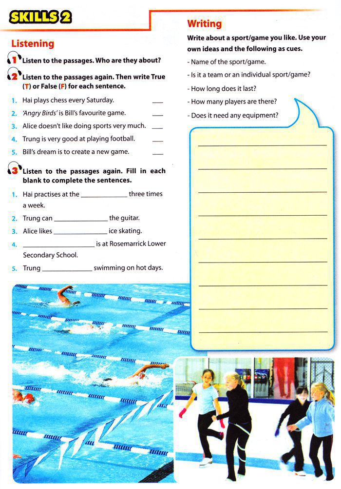 Từ Vựng Tiếng Anh Lớp 6 Unit 8 Sports and Game Looking Back - Project Unit 8 Lớp 6 Trang 24 SGK