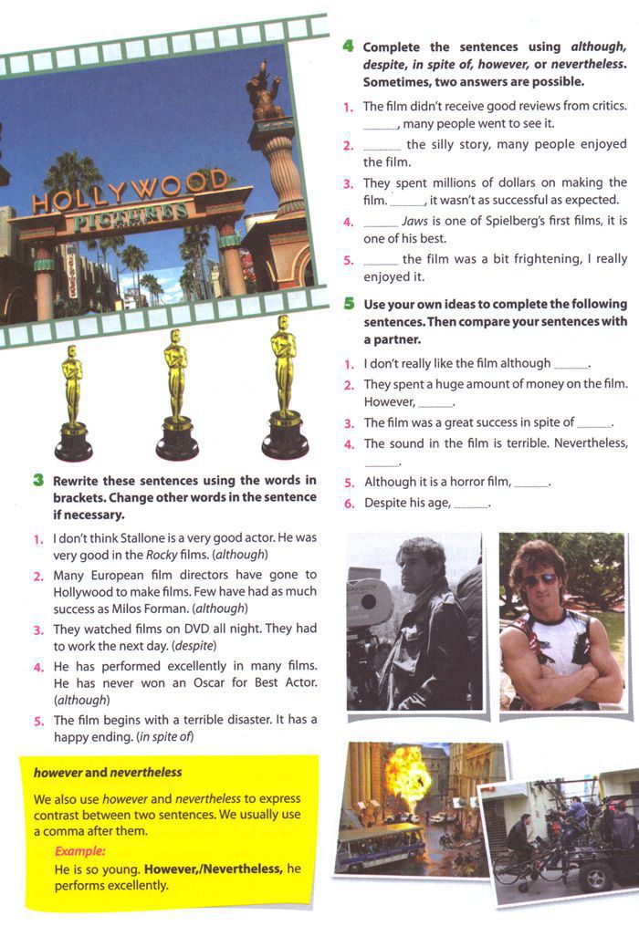 Bài tập trắc nghiệm Tiếng Anh lớp 7 Chương trình mới Unit 8: FILM