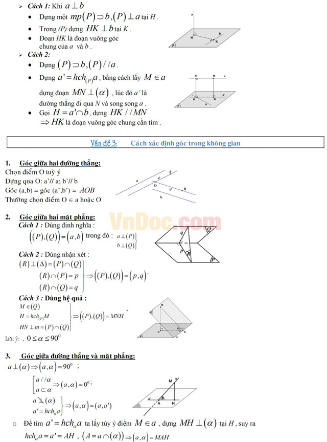 Chuyên đề ôn thi Đại học môn Toán: Hình học không gian