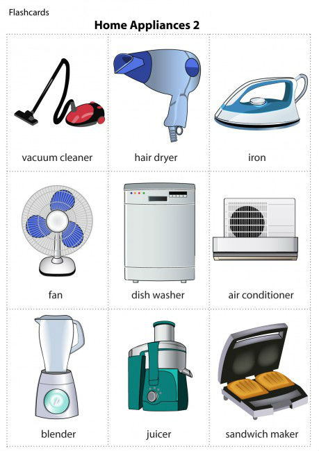 Học từ vựng bằng hình ảnh: Đồ dùng trong nhà