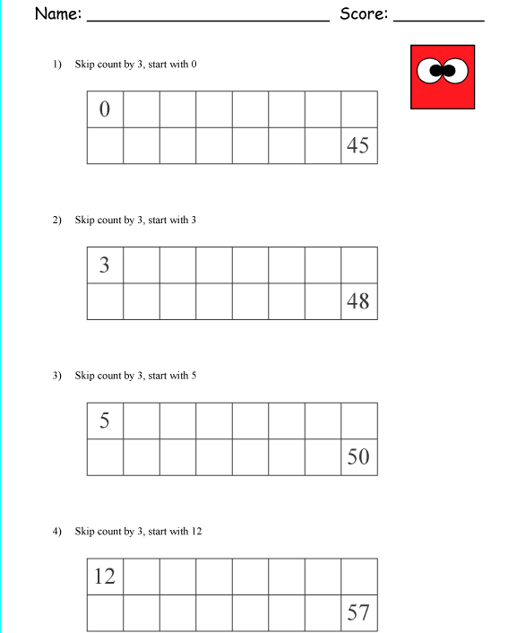 Bài tập Toán Tiếng Anh lớp 1