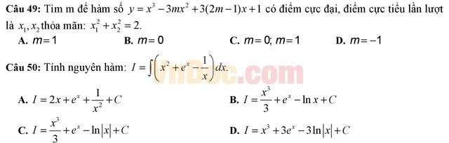 Bộ đề thi thử THPT Quốc gia năm 2017 môn Toán có đáp án