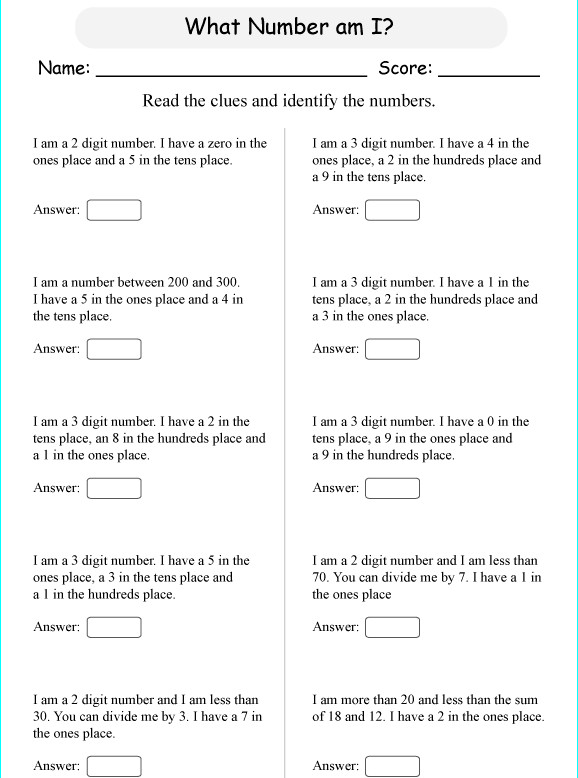 Toán tiếng anh lớp 2