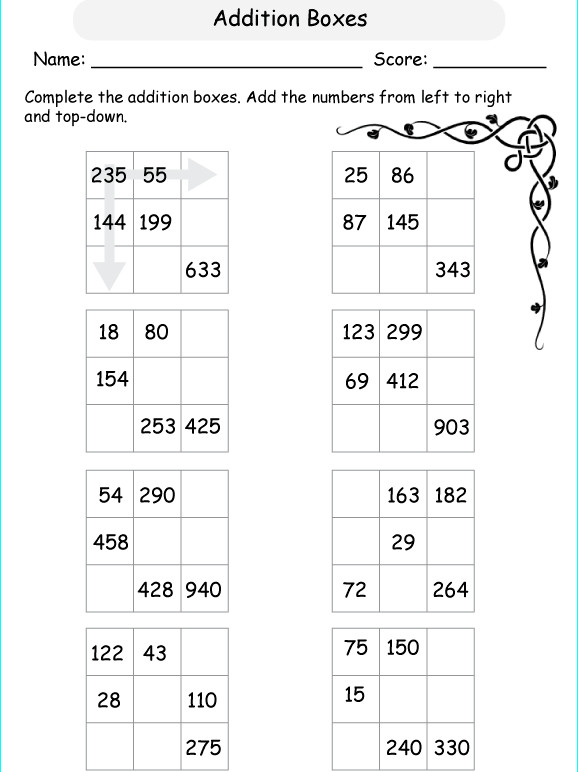 Cộng, trừ các số có ba chữ số (không nhớ)