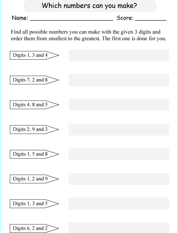 So sánh số trong phạm vi 10 000