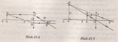 Ảnh của một vật tạo bởi thấu kính hội tụ Giải bài tập trang 116, 117, 118 SGK Vật lý lớp 9