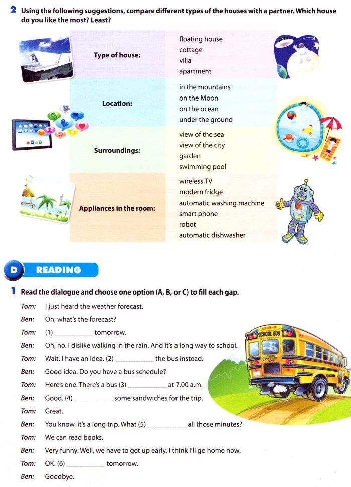 Giải Bài Tập Tiếng Anh Lớp 6 (HK 1 & 2) Giáo án môn Tiếng Anh (Chương trình thí điểm) lớp 6 Unit 10