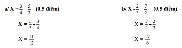 Đề thi giữa học kì 2 môn Toán