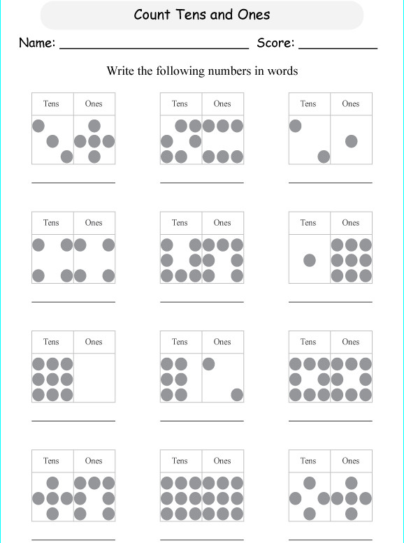 Toán 1 So sánh các số có hai chữ số