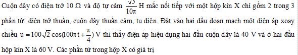 Đề thi thử THPTQG môn Vật lý