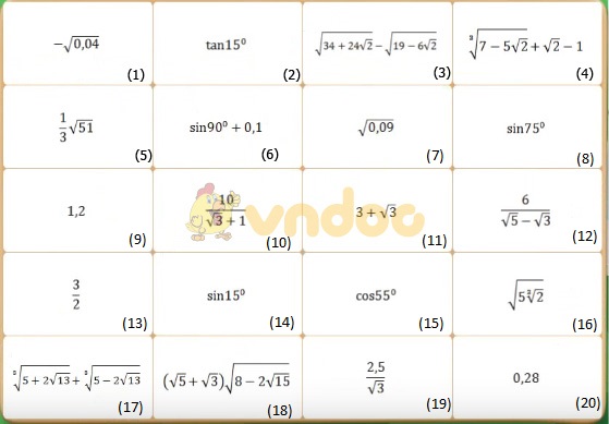 Đề thi Violympic Toán lớp 9 vòng 15 Đề thi Violympic Toán lớp 9 vòng 15