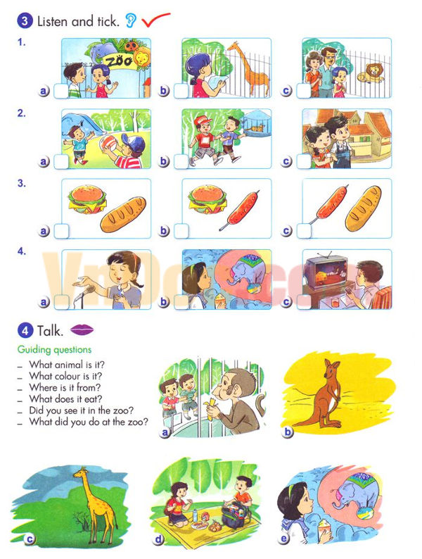 Giáo án Tiếng Anh lớp 5 Chương trình mới Unit 6 A VISIT TO THE ZOO