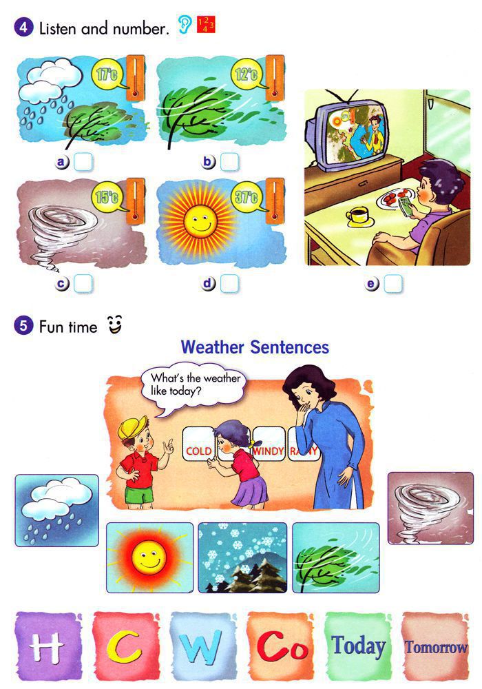 Giáo án Tiếng Anh lớp 5 Chương trình mới Unit 16 THE WEATHER AND SEASONS Bài giảng Tiếng Anh lớp 5 Chương trình mới Unit 16 THE WEATHER AND SEASONS