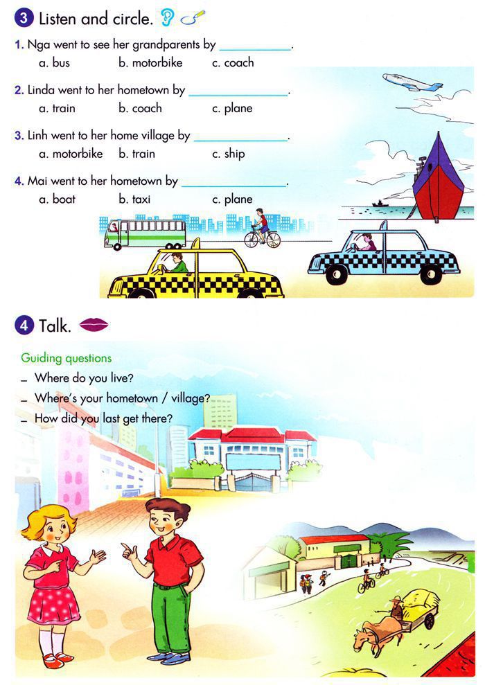 Từ vựng Tiếng Anh lớp 5 Chương trình mới Unit 17 MY HOMETOWN Bài tập Tiếng Anh lớp 5 Chương trình mới Unit 17 MY HOMETOWN