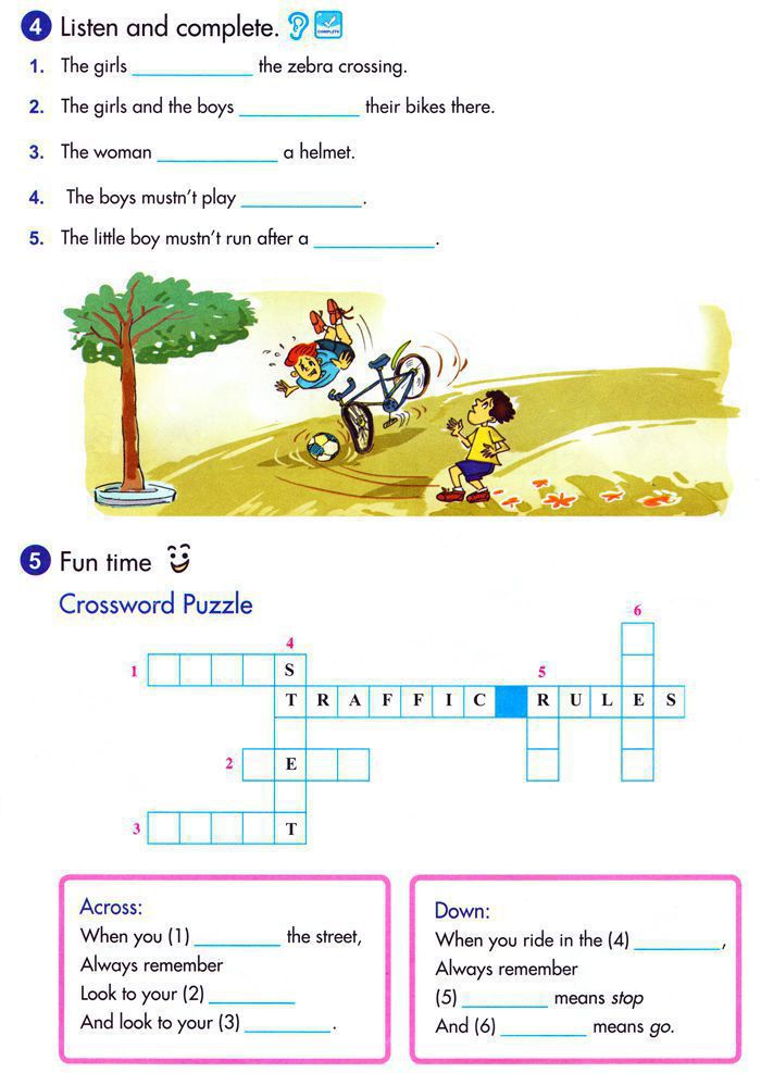 Giải bài tập sgk Tiếng Anh lớp 5 Chương trình mới Unit 19 ROAD SIGNS Để học tốt Tiếng Anh lớp 5 Chương trình mới Unit 19 ROAD SIGNS