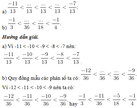 Giải bài tập trang 23, 24 SGK Toán lớp 6 tập 2