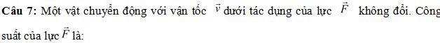 Đề thi giữa học kì 2 môn Vật lý lớp 10 