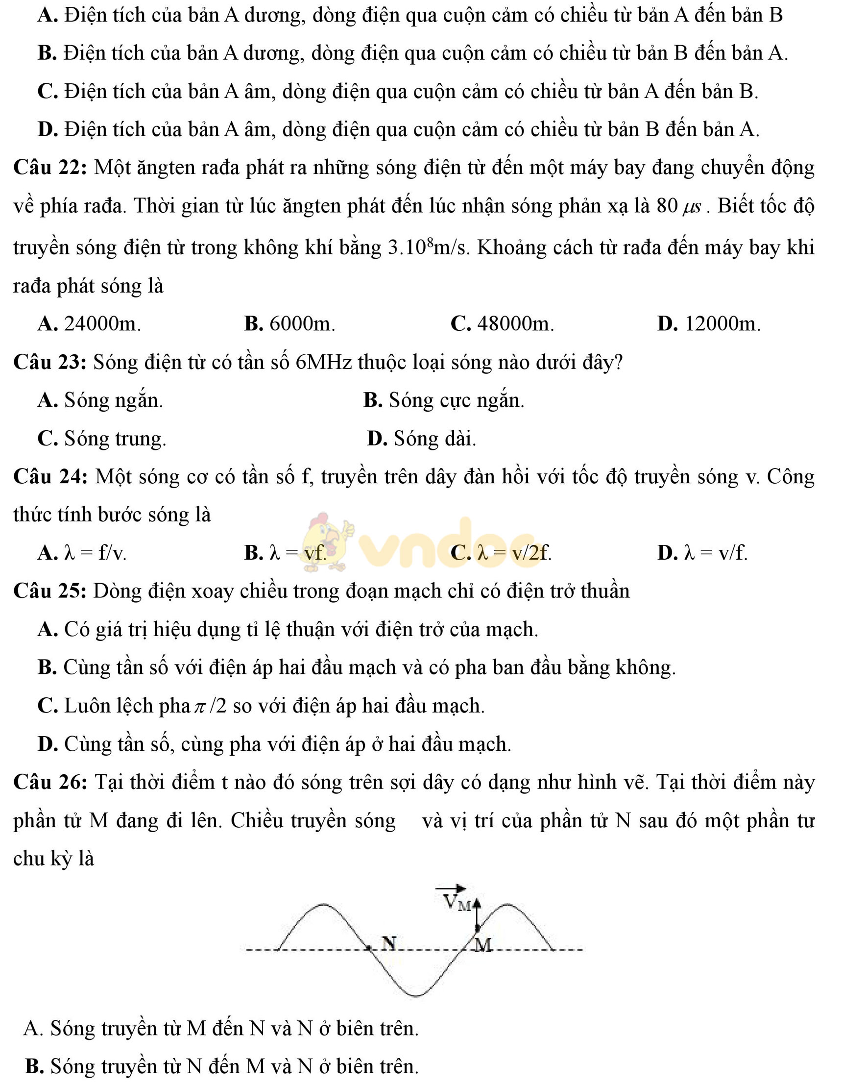 Đề thi thử THPT Quốc gia năm 2017 môn Vật lý