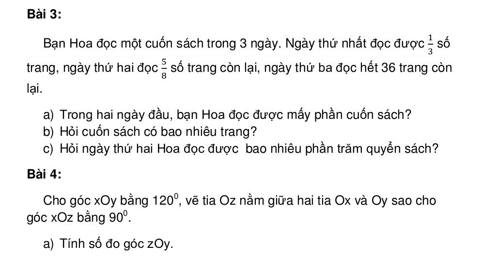 Tuyển tập đề thi ôn tập môn Toán lớp 6 năm 2016 - 2017 Tuyển tập đề thi ôn tập môn Toán lớp 6 năm 2016 - 2017