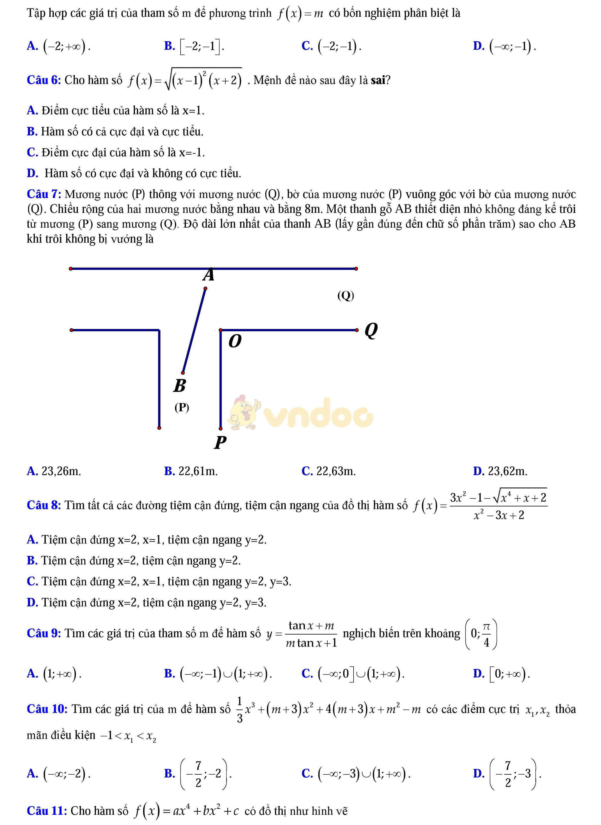 Đề thi thử THPT Quốc gia năm 2017 môn Toán Đề thi thử THPT Quốc gia năm 2017 môn Toán