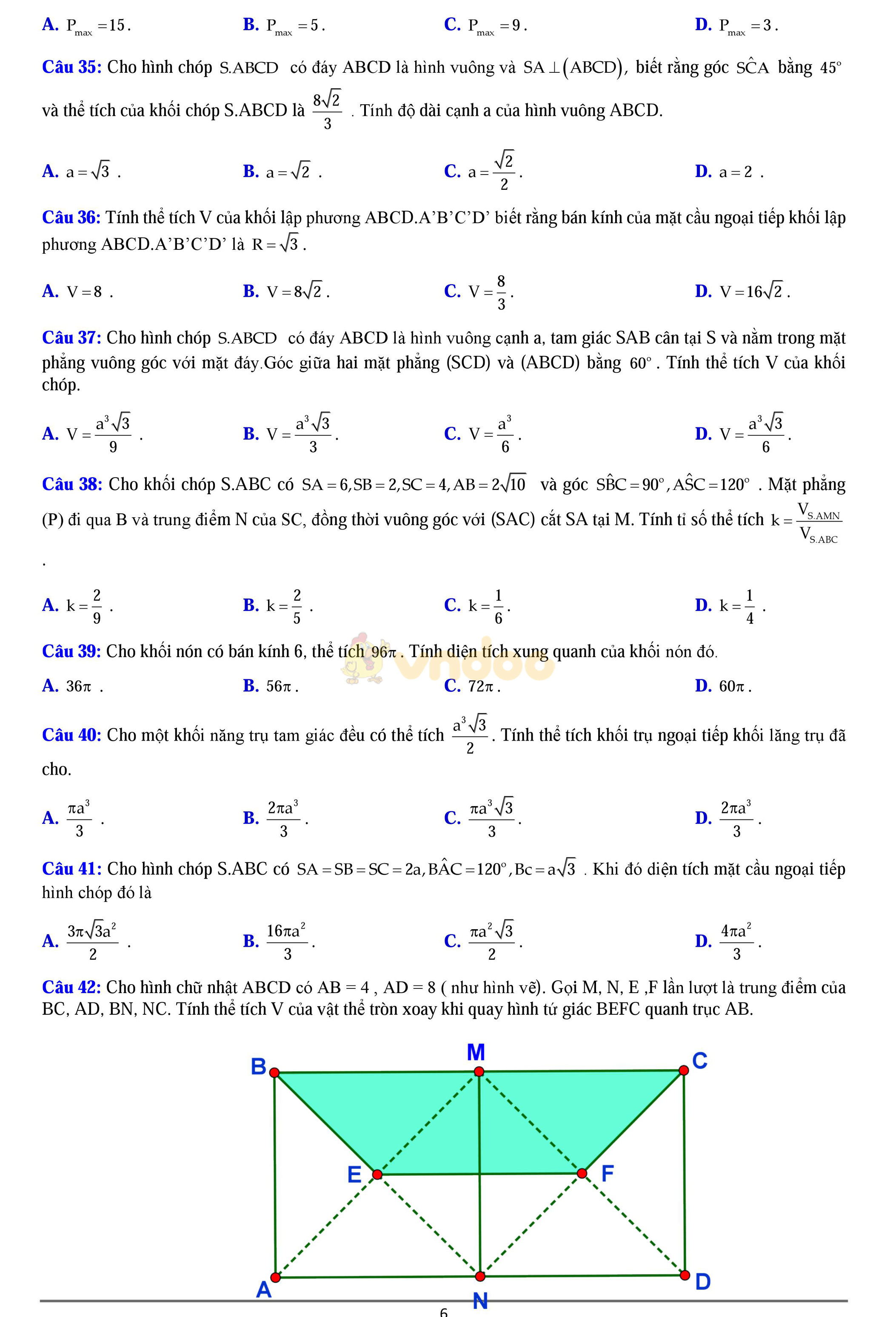 Đề thi thử THPT Quốc gia năm 2017 môn Toán Đề thi thử THPT Quốc gia năm 2017 môn Toán