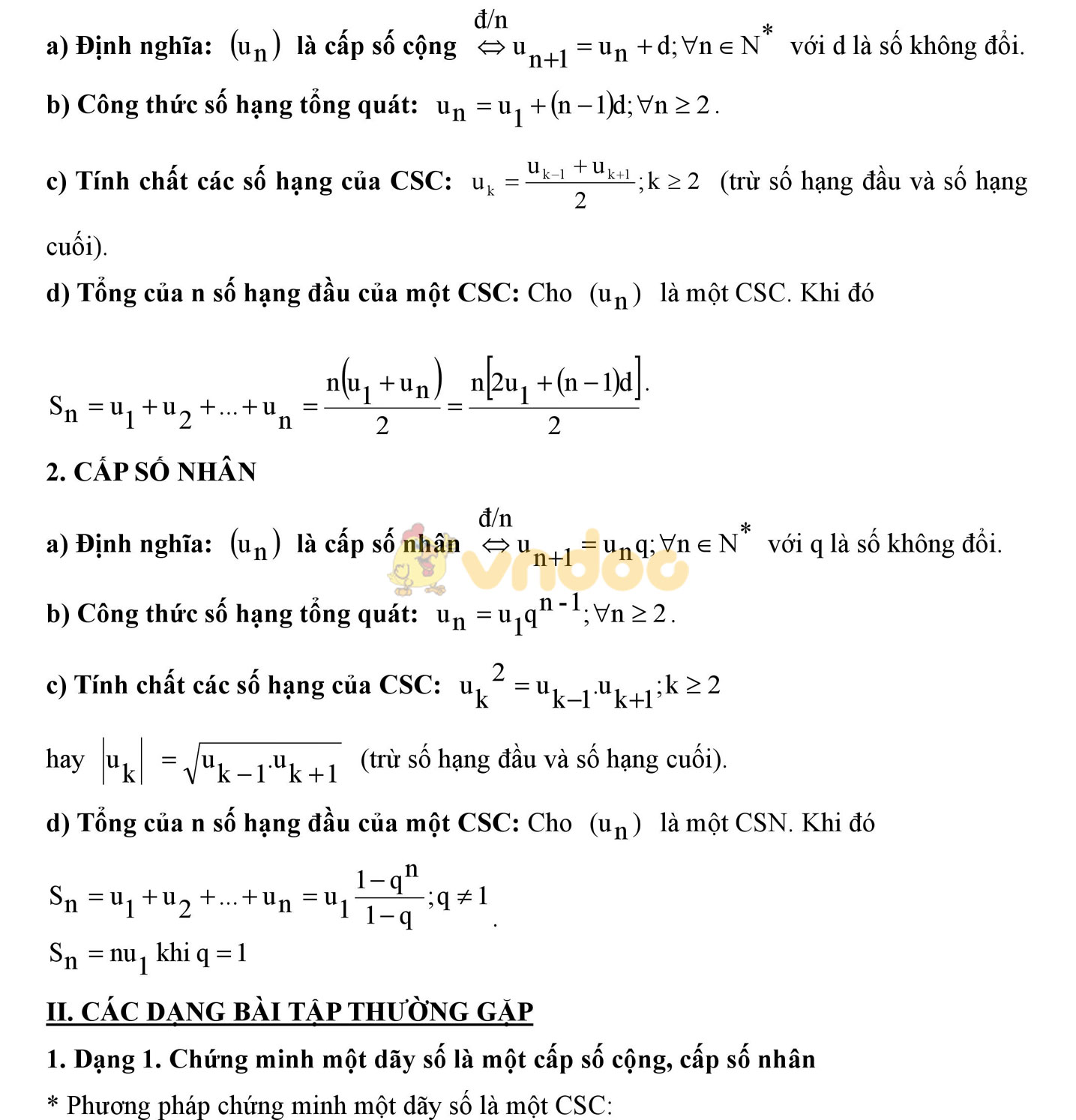 Đề cương ôn tập học kì 2 môn Toán lớp 11 Đề cương ôn tập học kì 2 môn Toán lớp 11