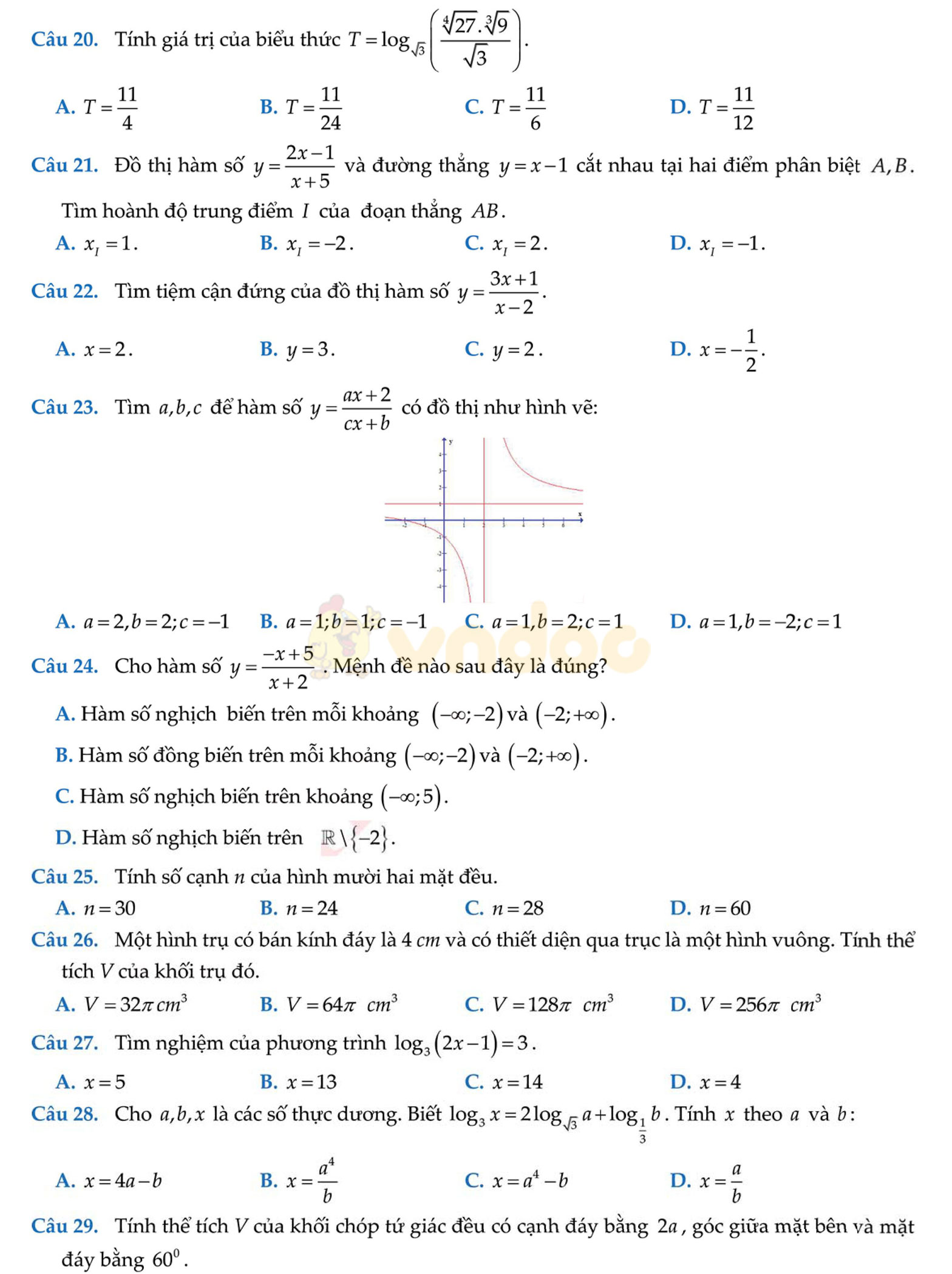 Đề thi thử THPT Quốc gia năm 2017 môn Toán Đề thi thử THPT Quốc gia năm 2017 môn Toán