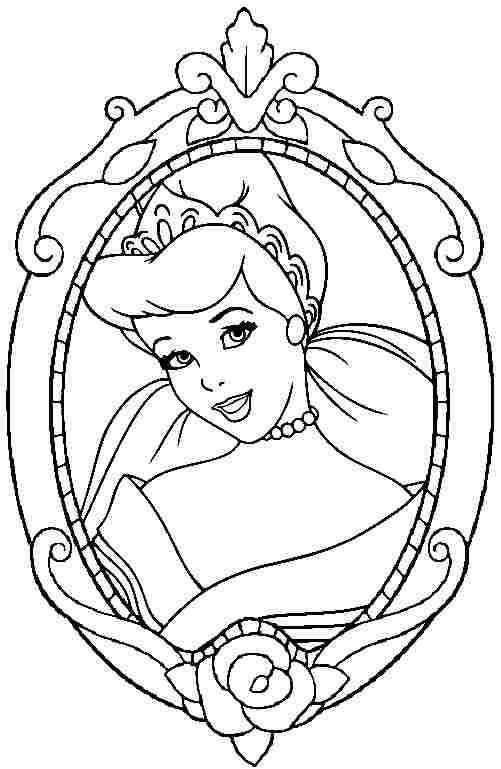 Tranh tô màu công chúa Belle cho bé gái dễ thương nhất