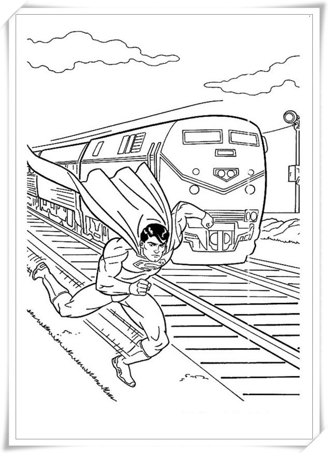 Hình tô màu siêu nhân dành cho bé trai Tranh tô màu siêu nhân dành cho bé trai