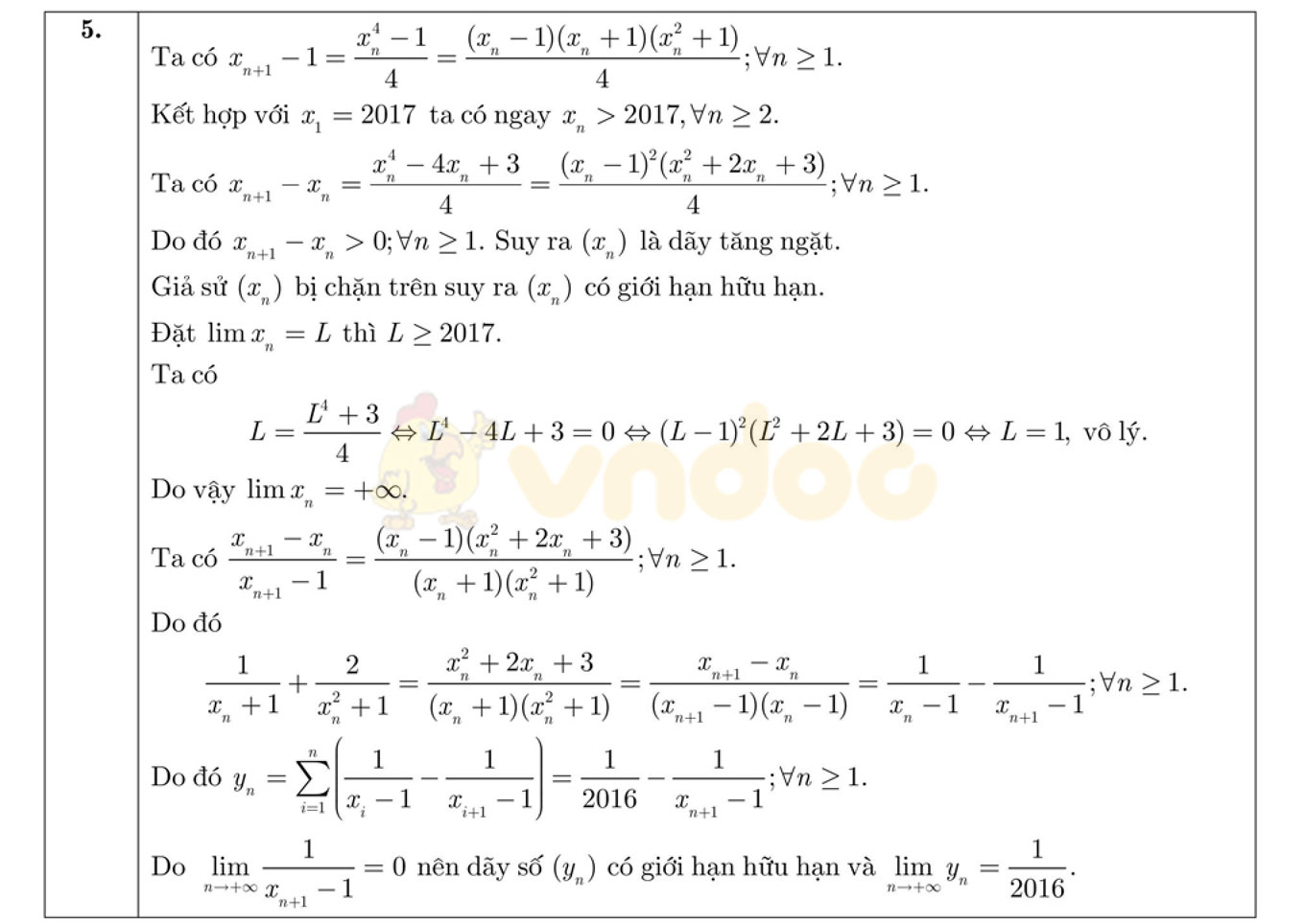 Đáp án đề thi học sinh giỏi môn Toán lớp 11