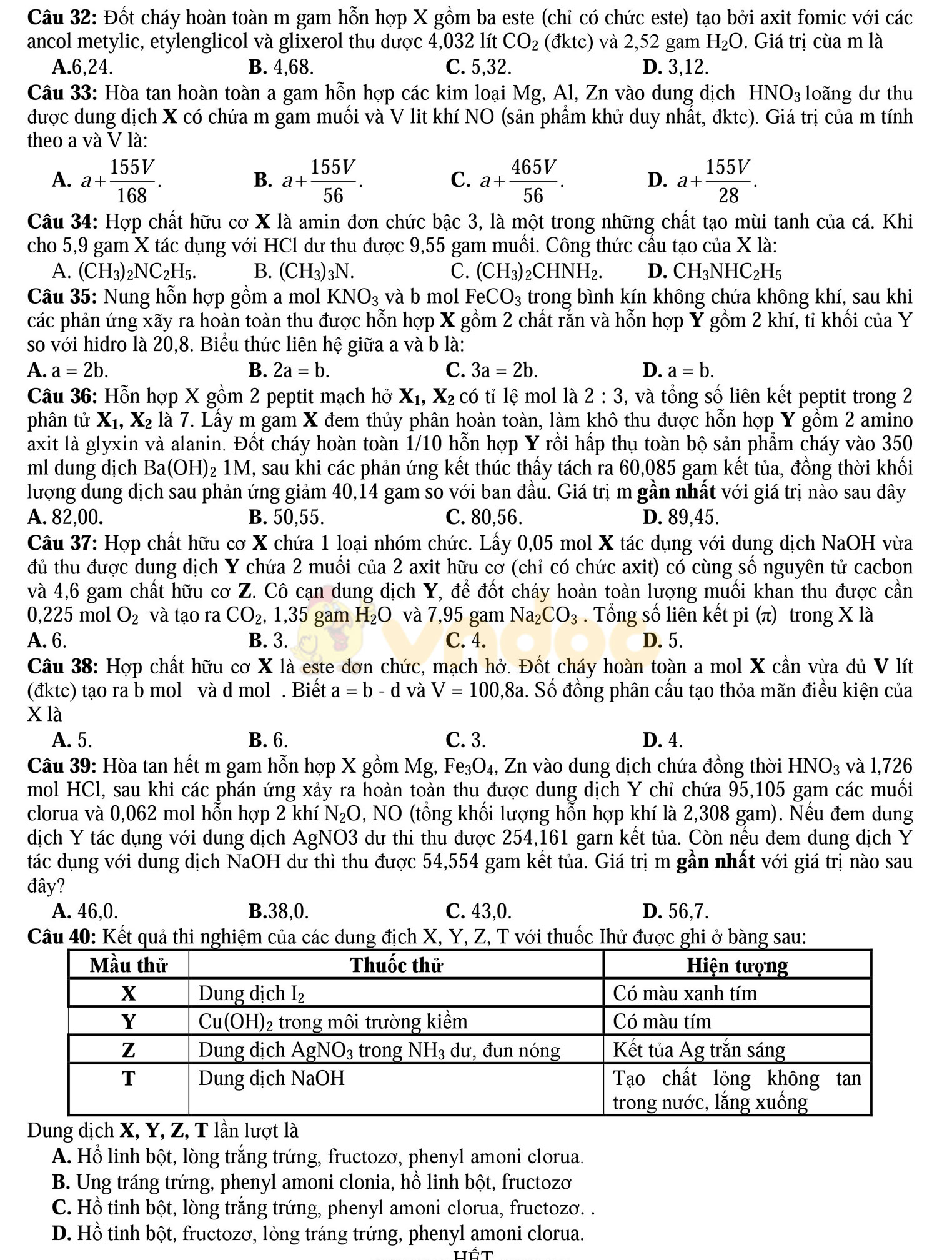 Đề thi thử THPT Quốc gia năm 2017 môn Hóa học