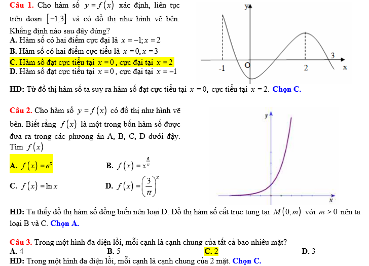 Đề thi thử THPT Quốc gia năm 2017 môn Toán