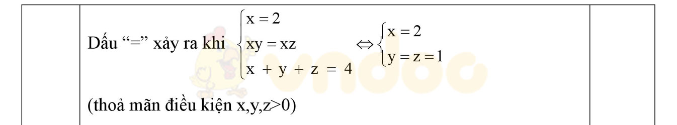 Đáp án đề thi thử vào lớp 10 môn Toán