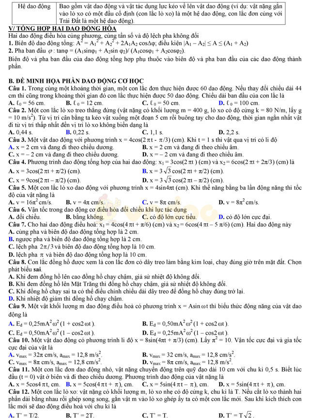 Dao động cơ học