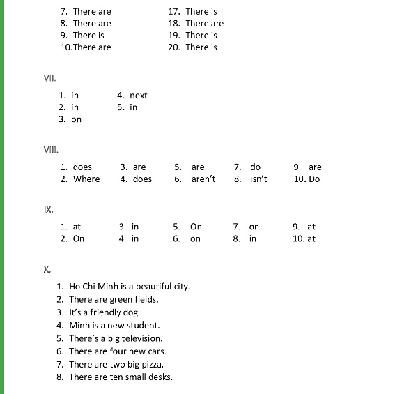 Tài liệu Bài Tập Tiếng Anh Lớp 6