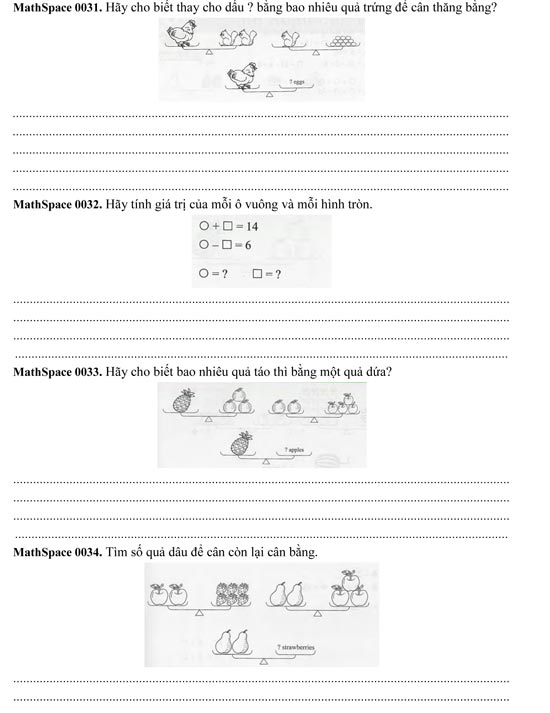 Bài toán tư duy lớp 2 - phần 2 1001 bài toán tư duy lớp 2