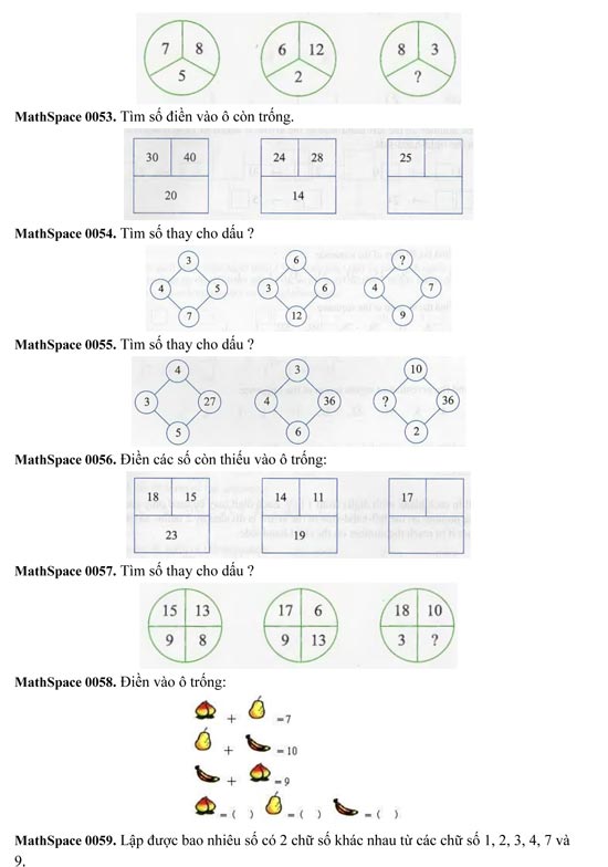 Bài toán tư duy lớp 2 - phần 2 1001 bài toán tư duy lớp 2