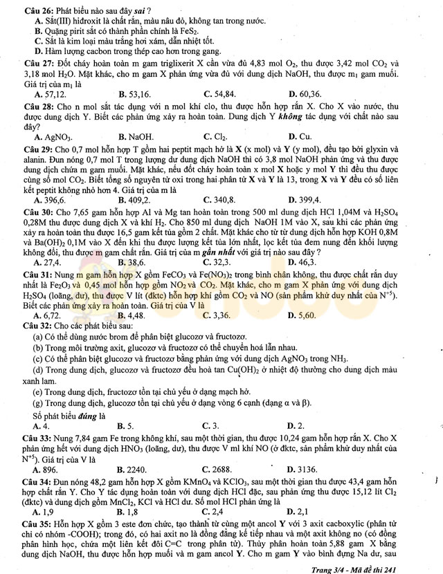 Đề thi thử THPT Quốc gia năm 2017 môn Hóa học Đề thi thử THPT Quốc gia năm 2017 môn Hóa học