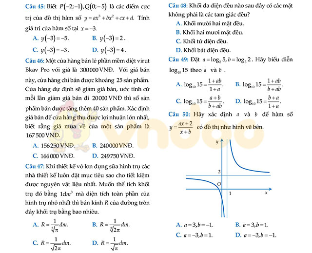 Đề thi thử THPT Quốc gia năm 2017 môn Toán