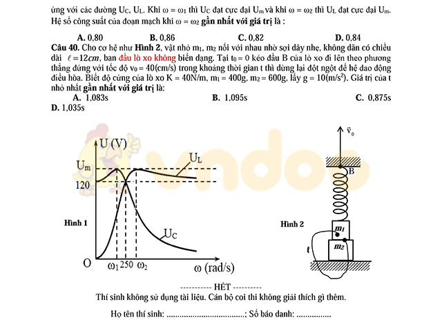 Đề thi thử THPT Quốc gia năm 2017 môn Vật lý 