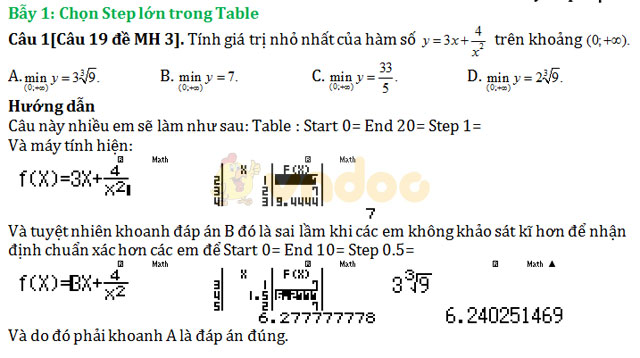Một số bẫy Casio học sinh dễ mắc và cách khắc phục Một số bẫy Casio học sinh dễ mắc và cách khắc phục