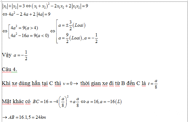 Đề thi vào lớp 10 môn Toán có đáp án