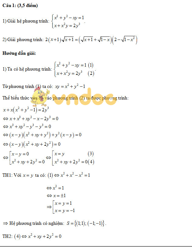 Đề thi tuyển sinh vào lớp 10 môn Toán Đề thi tuyển sinh vào lớp 10 môn Toán