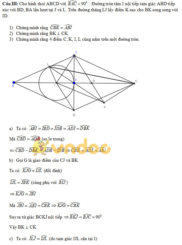 Đề thi tuyển sinh vào lớp 10 môn Toán Đề thi tuyển sinh vào lớp 10 môn Toán