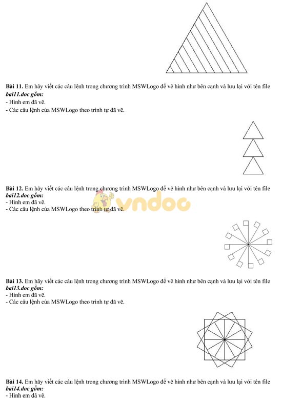 Bài tập tin học lớp 5