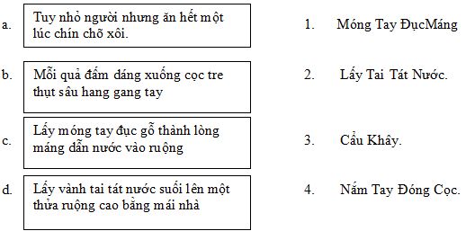 Câu hỏi trắc nghiệm môn Tiếng Việt lớp 4