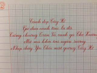 Những điểm cần chú ý trong luyện chữ đẹp cho học sinh tiểu học