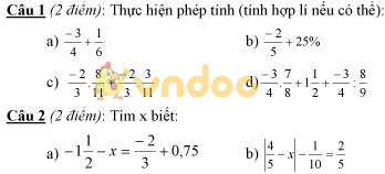 Để kiểm tra khảo sát môn Toán lớp 7