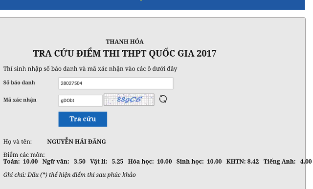 Bí quyết học của thí sinh đạt điểm tuyệt đối 30/30